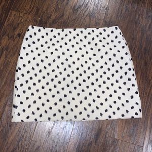 J.Crew wool/silk blend mini skirt size 6